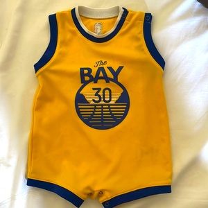 Curry Golden state warriors baby bodysuit